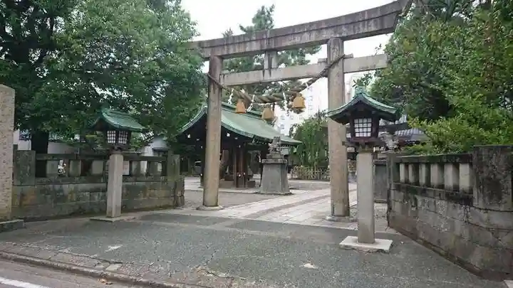 安江八幡宮(金沢水天宮)の鳥居