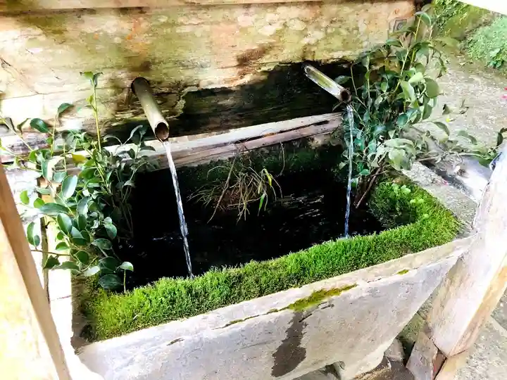 国造神社の手水舎