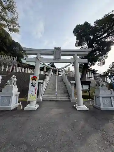 草津八幡宮の鳥居