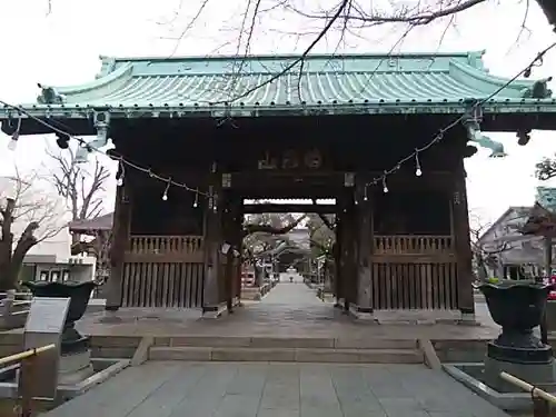 祐天寺の山門・神門