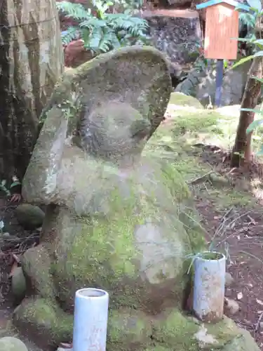 狸福神社の狛犬