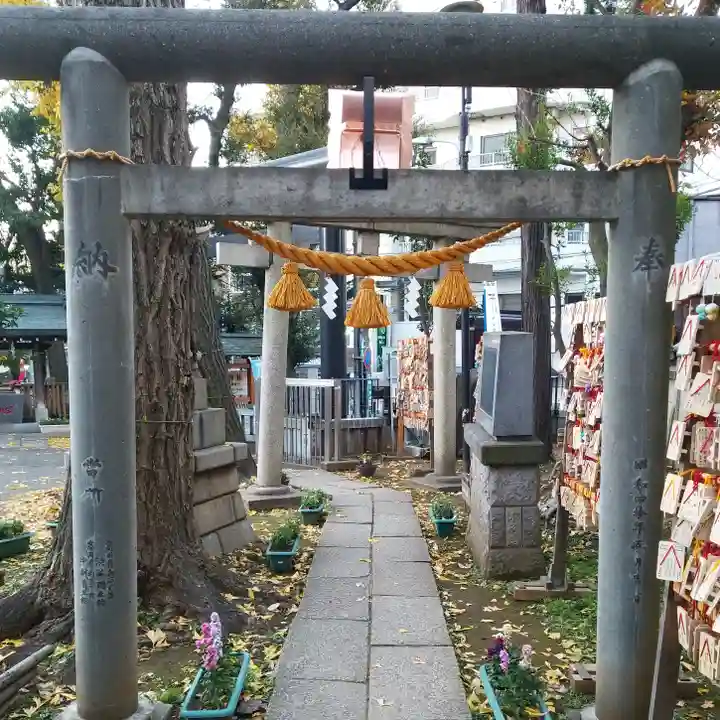 高円寺氷川神社の鳥居