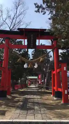 生島足島神社の鳥居