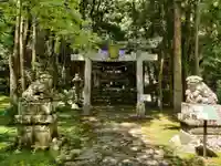 日吉神社(竹林寺境内摂社)の鳥居