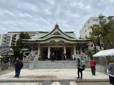 難波八阪神社の本殿・本堂