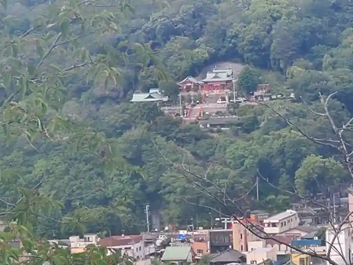 男浅間神社の周辺
