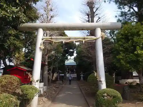 公所浅間神社の鳥居