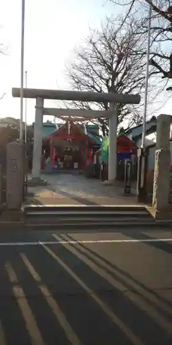葛飾氷川神社の鳥居