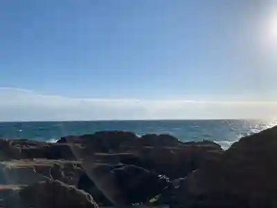 渚弁財天祠の景色