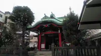 筑土八幡神社の本殿・本堂