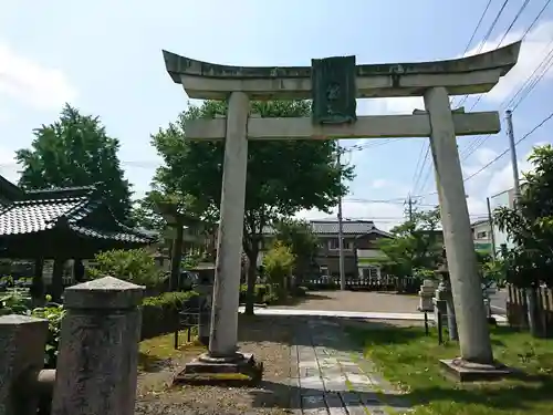 神明神社（上総社）の鳥居