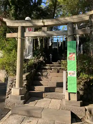 多摩川浅間神社の鳥居