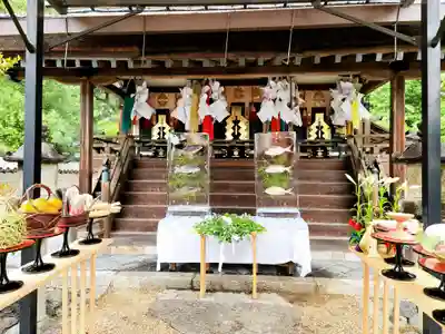 氷室神社の本殿・本堂