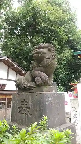 多摩川浅間神社の狛犬