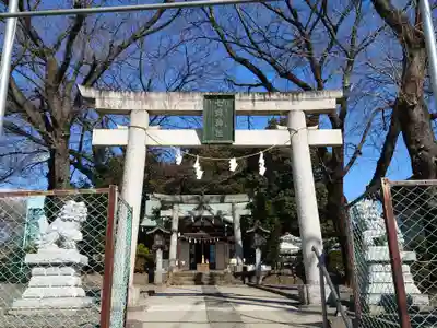 七郷神社の鳥居