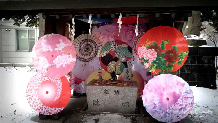 札幌諏訪神社の手水舎