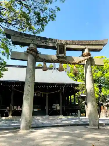 千栗八幡宮の鳥居