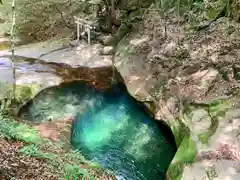 龍鎮神社の庭園