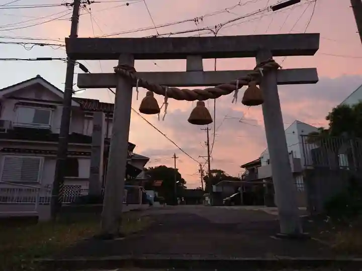 神明社(大島町神社)の鳥居