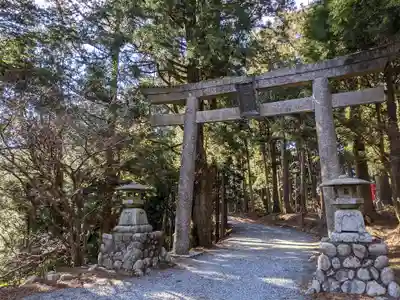 砥鹿神社（奥宮）の鳥居