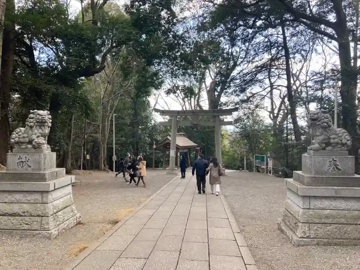 谷保天満宮の狛犬