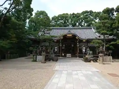 杭全神社の本殿・本堂