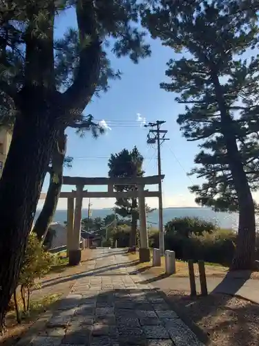 幡頭神社の鳥居