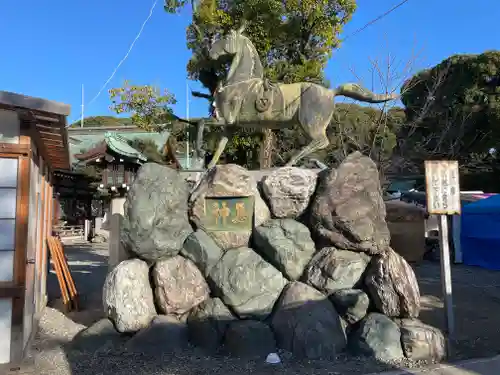 真清田神社の狛犬