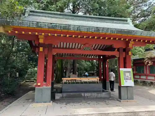 武蔵一宮氷川神社の手水