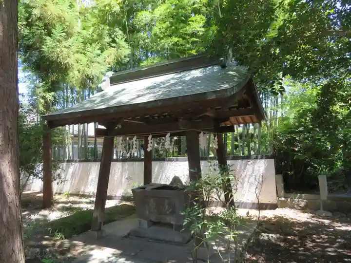 巨摩八幡宮の手水舎