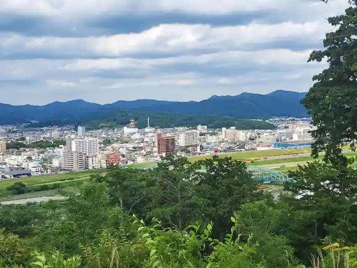 男浅間神社の周辺