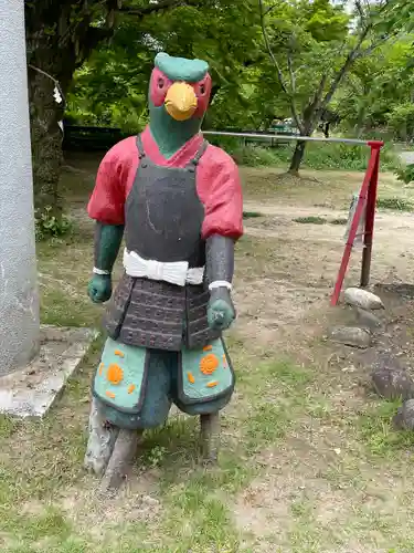 桃太郎神社の狛犬