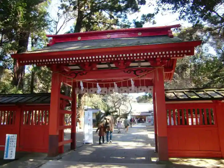 息栖神社の山門・神門