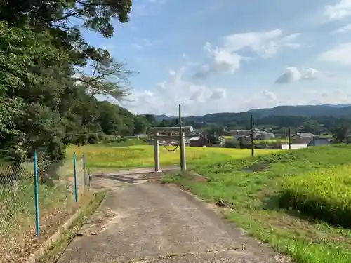 熊野神社の景色