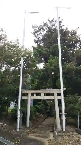 古宿八幡宮の鳥居