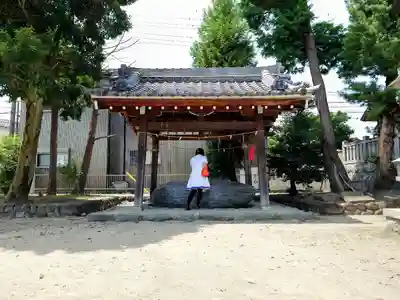 八幡社 (千秋町浮野）の手水舎