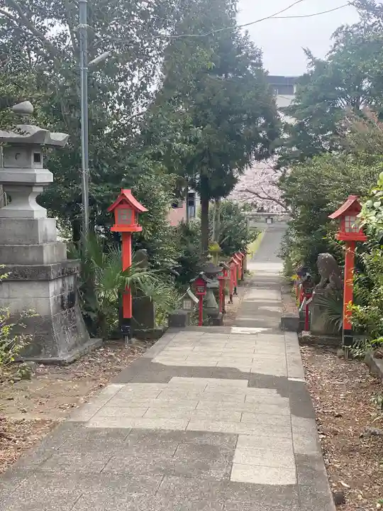 平出雷電神社の景色
