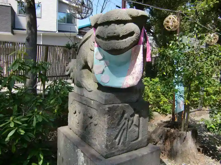 菊田神社の狛犬