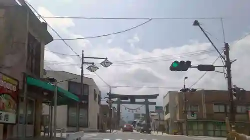 北口本宮冨士浅間神社の鳥居