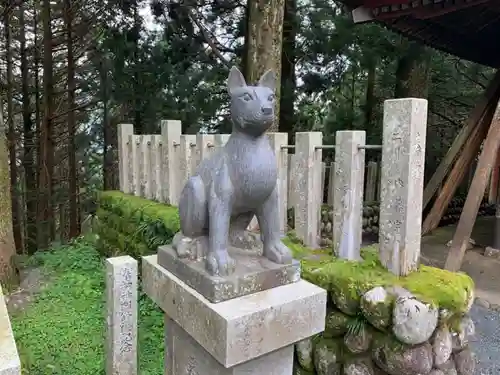 山住神社の狛犬