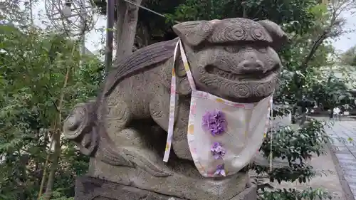 菊田神社の狛犬