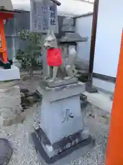 崇道天皇社の狛犬