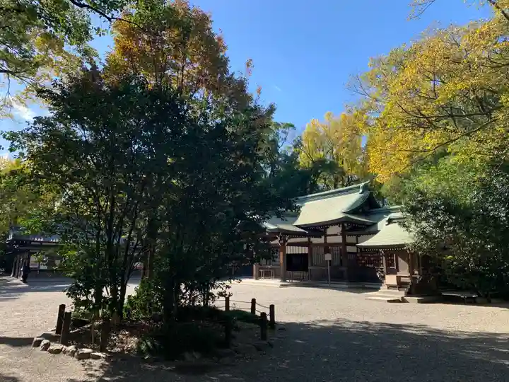 上知我麻神社(熱田神宮摂社)の自然