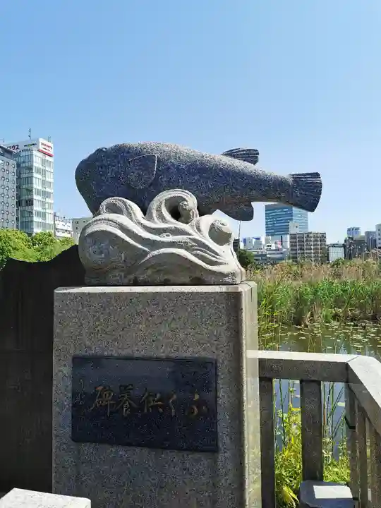 寛永寺不忍池弁天堂の狛犬