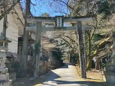 胡宮神社（敏満寺史跡）の鳥居