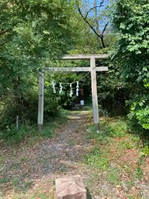 咳嗽神社の鳥居