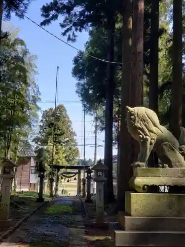 天高神社の狛犬