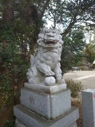 柴崎神社の狛犬