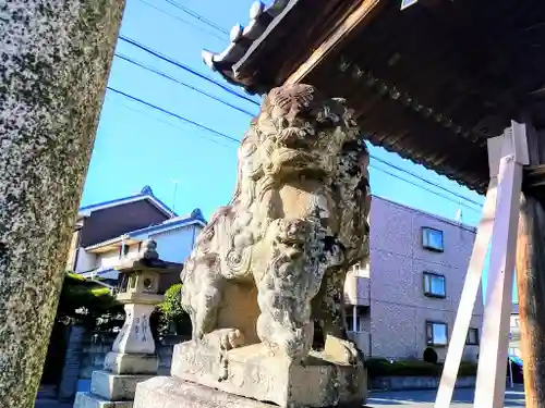 神明社（七反野神明社）の狛犬