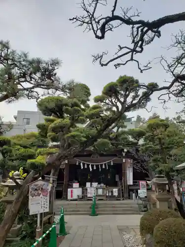 鳩森八幡神社の本殿・本堂